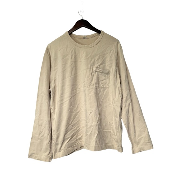 ARKET Men’s Heavyweight Long Sleeve Pocket Tee Shirt - Picture 6 of 12